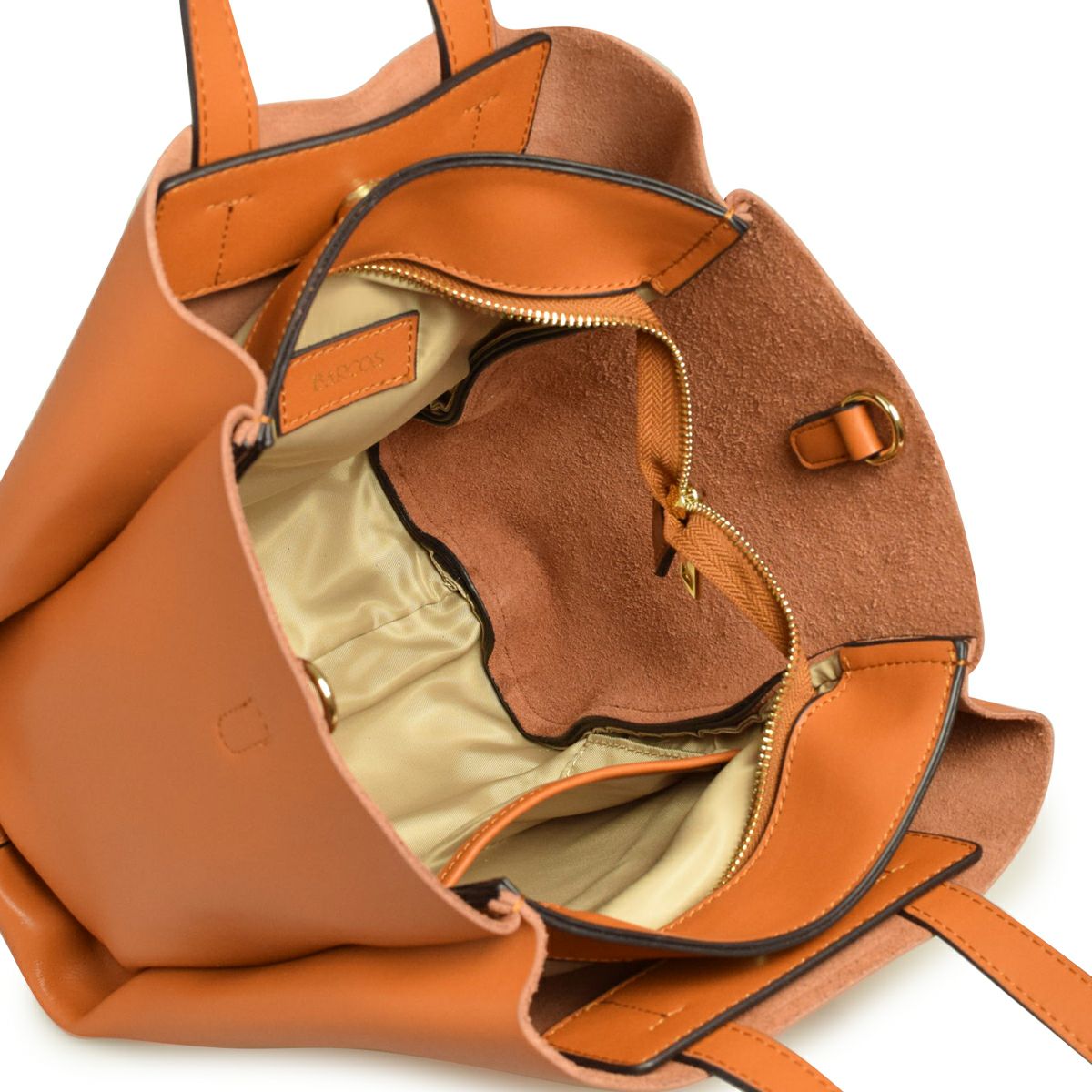 ハンドバッグ シフォン レザー