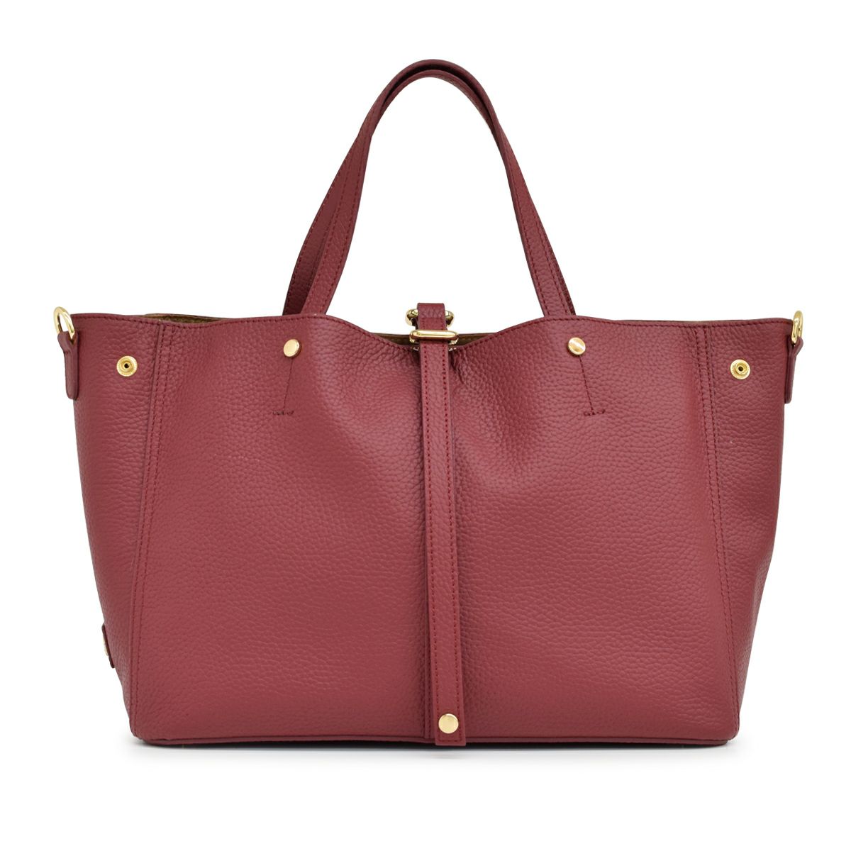 2wayシュリンクレザーハンドバッグ