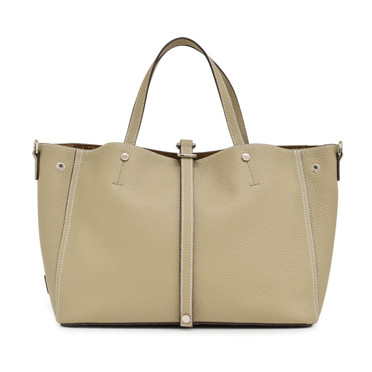 2wayシュリンクレザーハンドバッグ