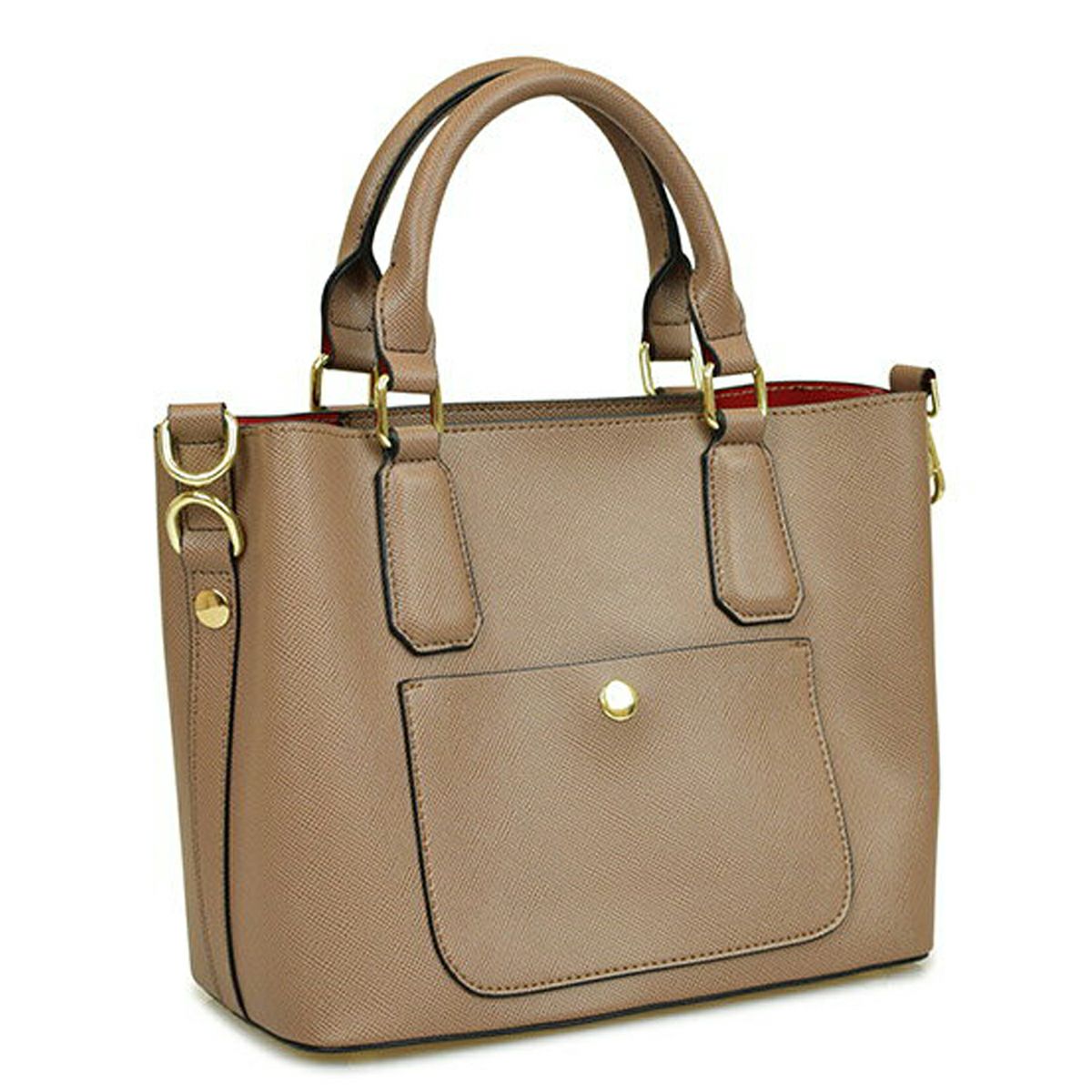 ハンドバッグ 2way フェイクレザー