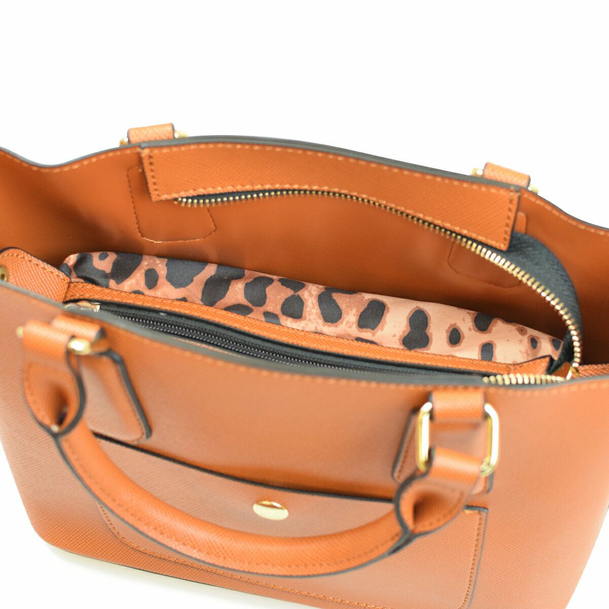 ハンドバッグ 2way フェイクレザー