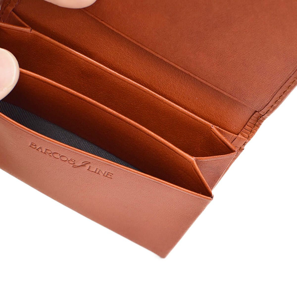 名刺入れ 風琴マチ レザー