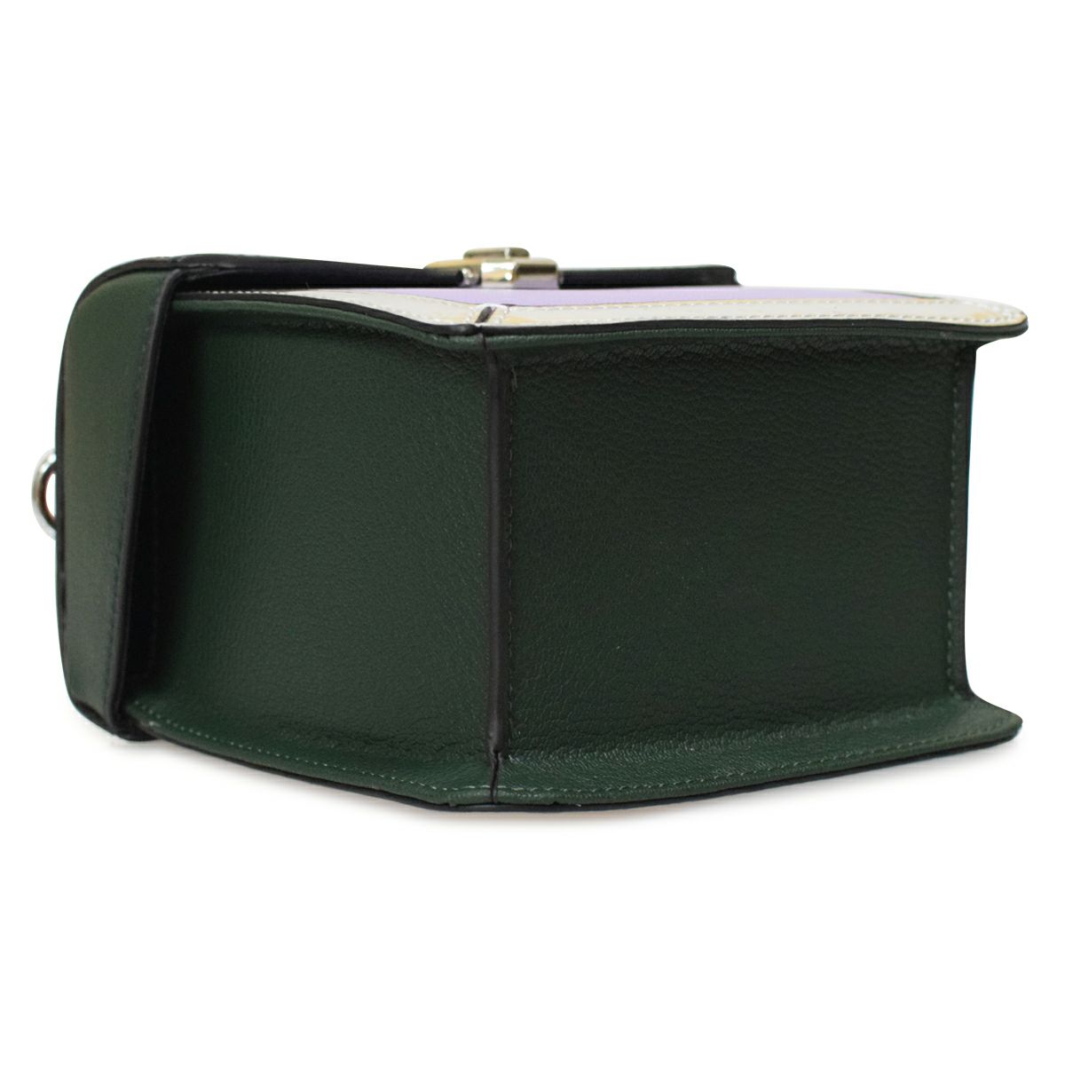 マルチカラーレザーハンドバッグ