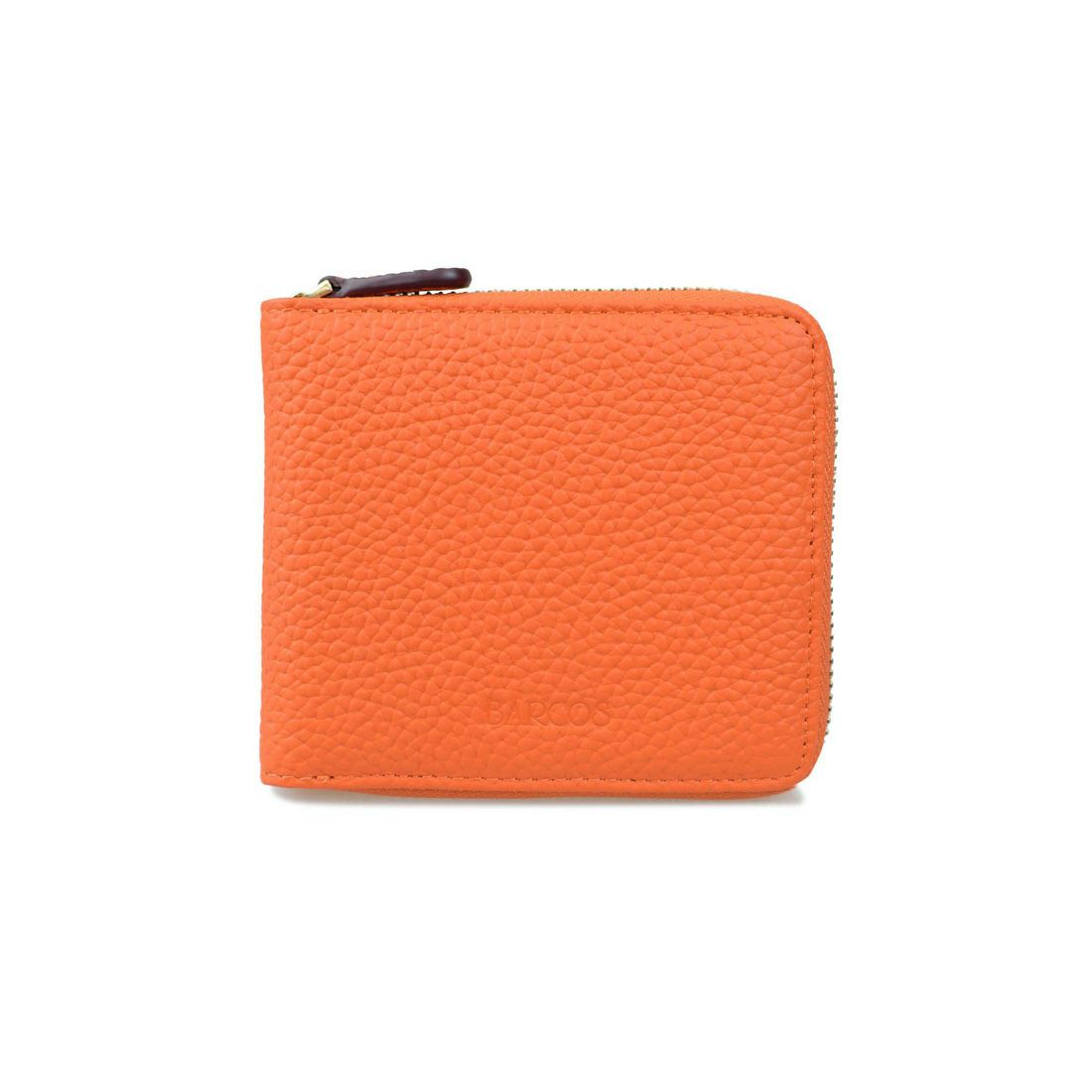 シュリンクレザーラウンドジップスモールウォレット