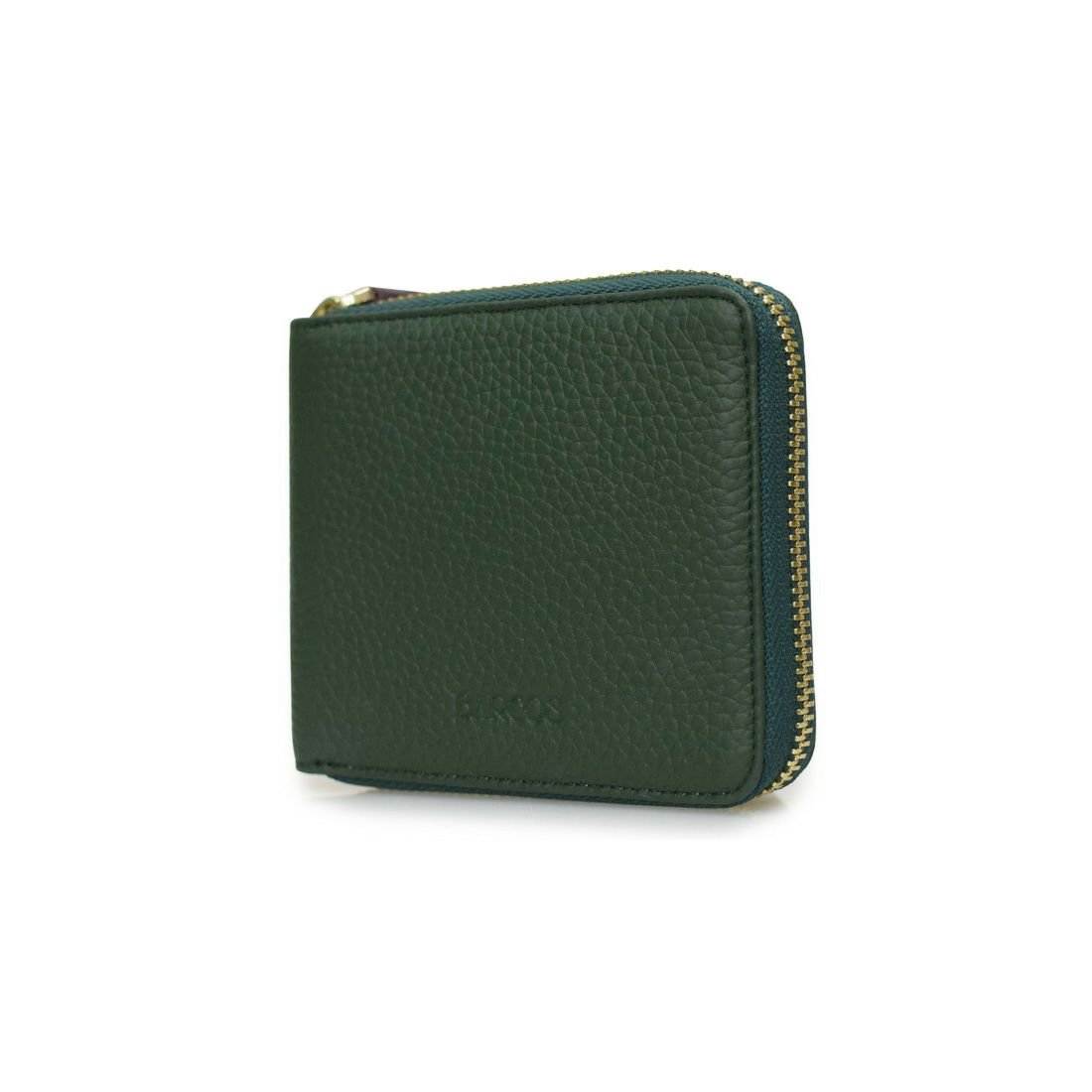 シュリンクレザーラウンドジップスモールウォレット