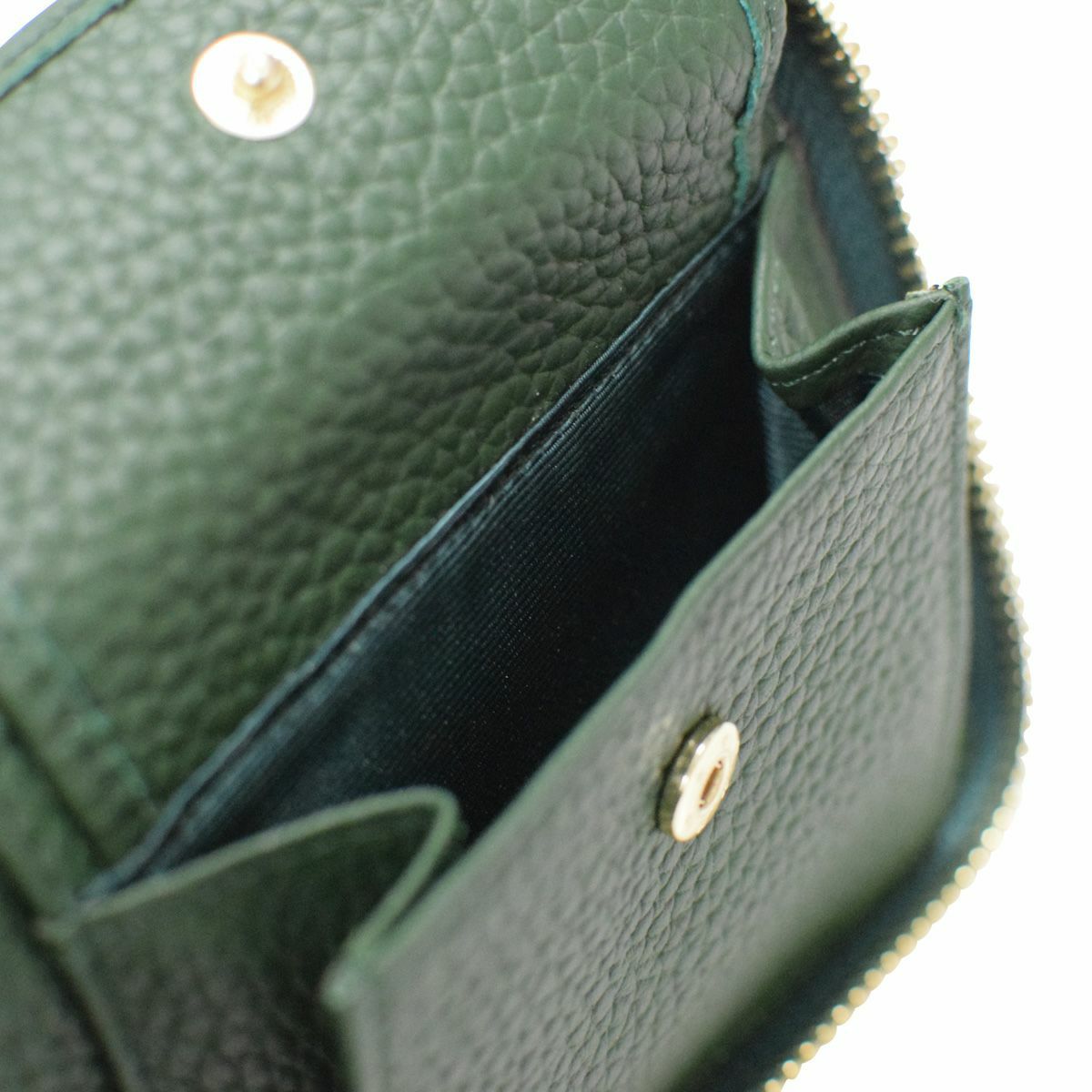 シュリンクレザーラウンドジップスモールウォレット