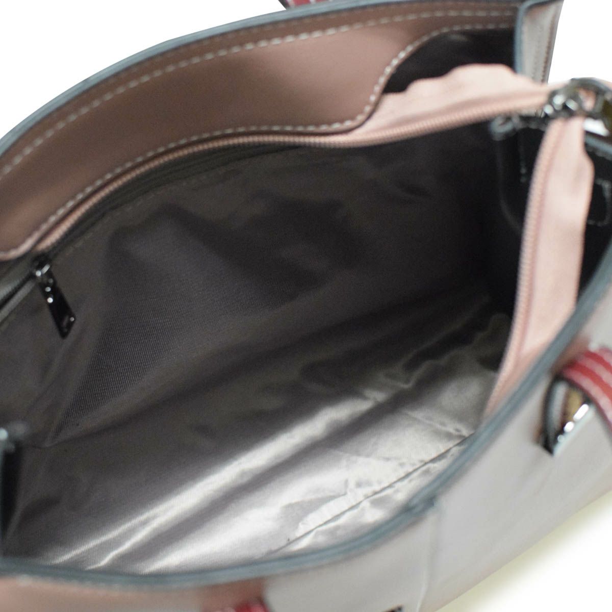 バイカラーハンドバッグ