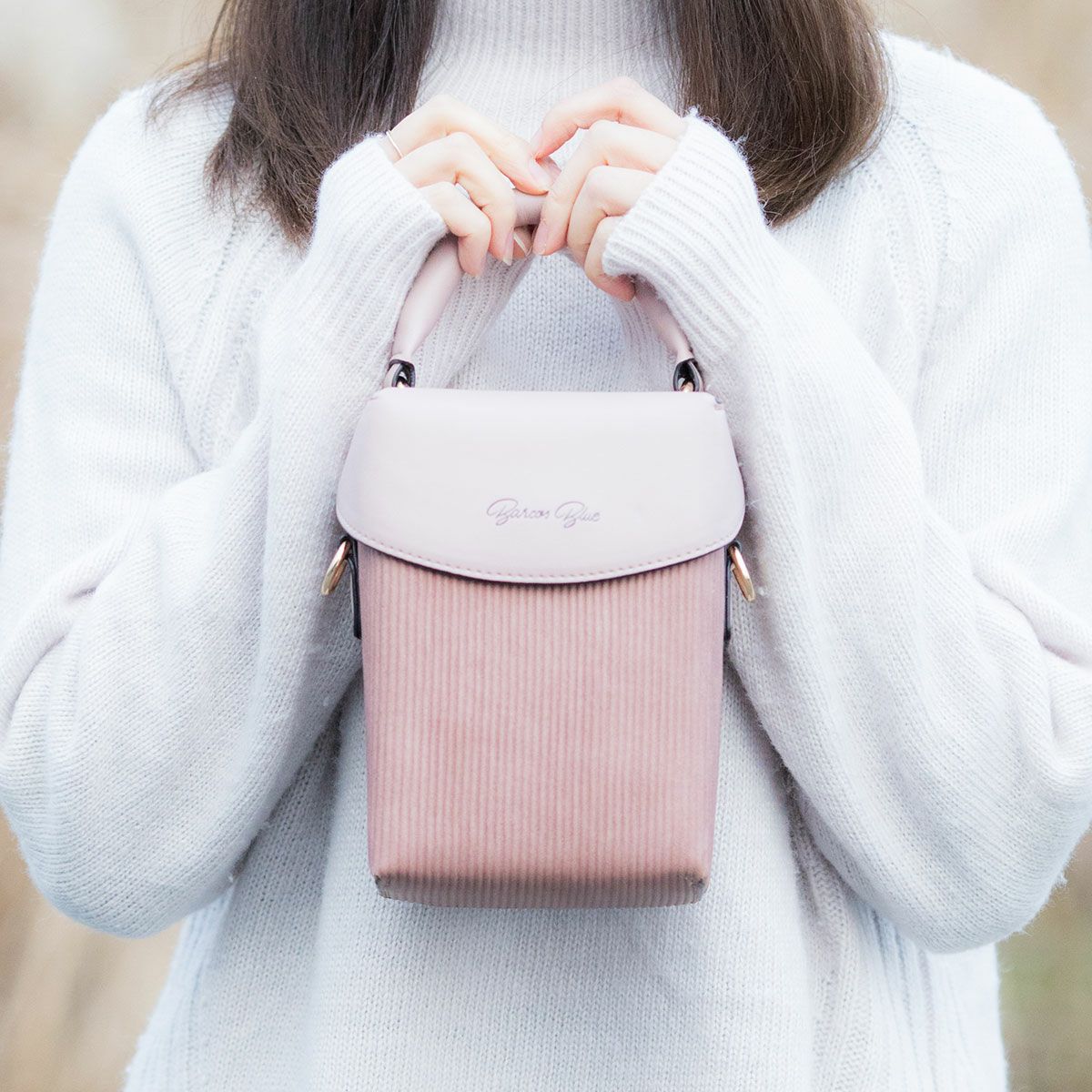 スクエアハンドバッグ