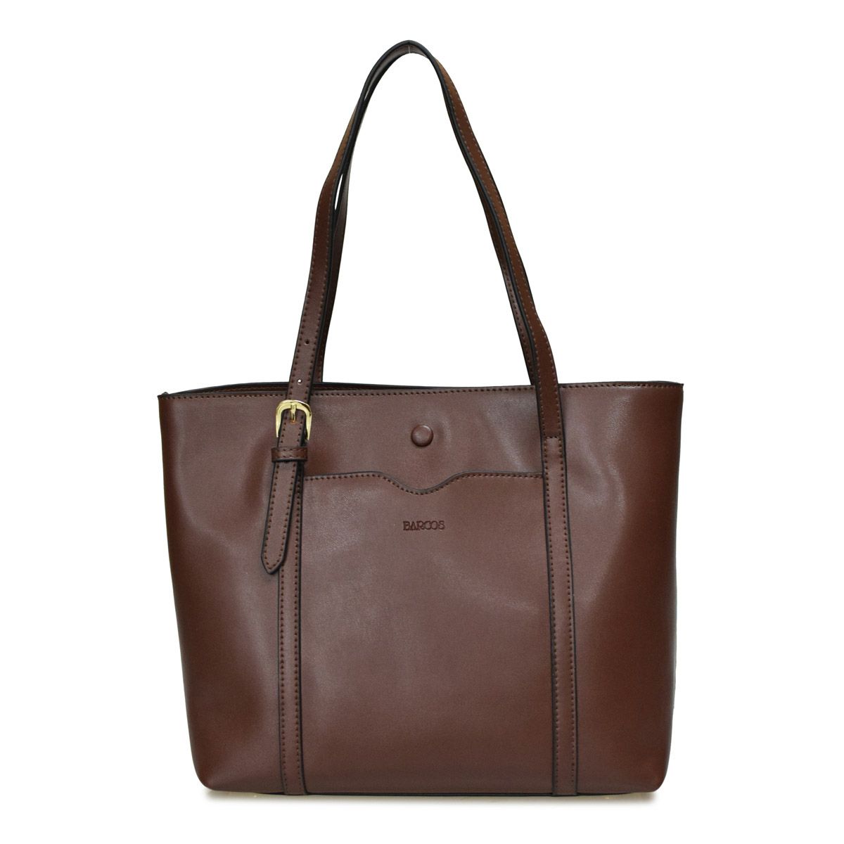 3層ポケット2wayレザートート