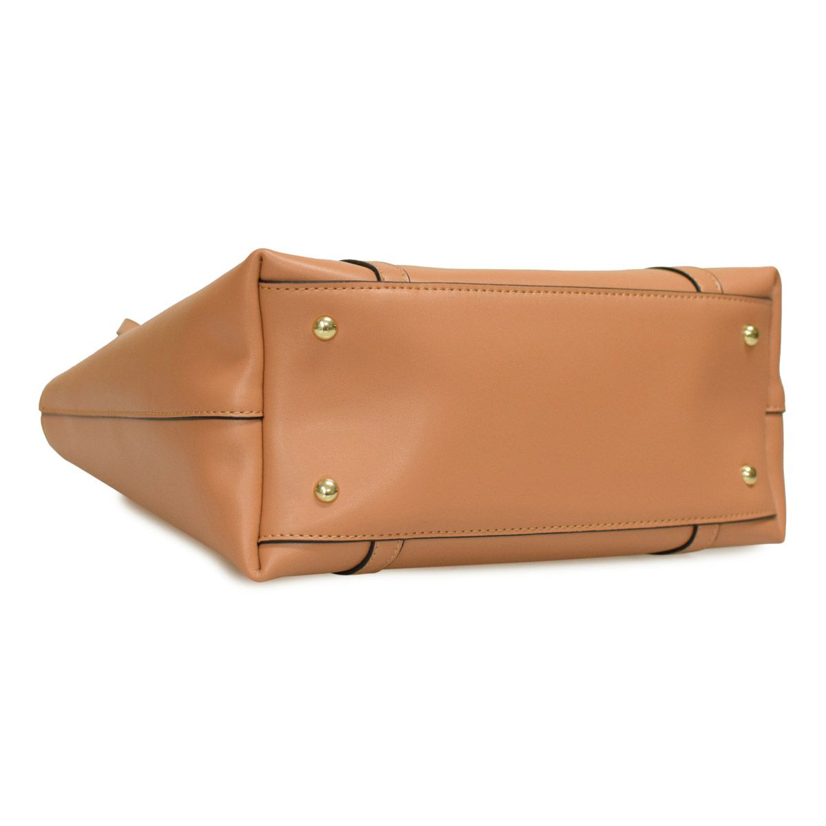 3層ポケット2wayレザートート