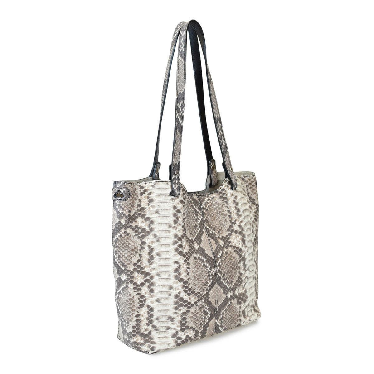 単衣型パイソントートバッグ