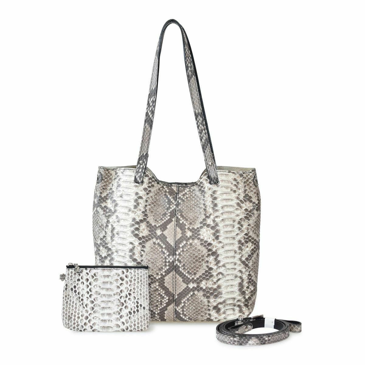 単衣型パイソントートバッグ