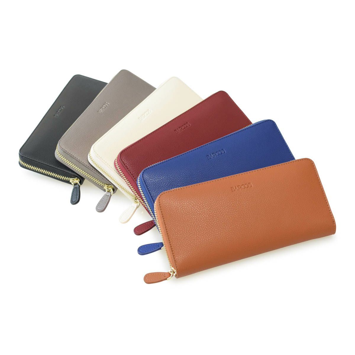 ラウンドジップレザーウォレット