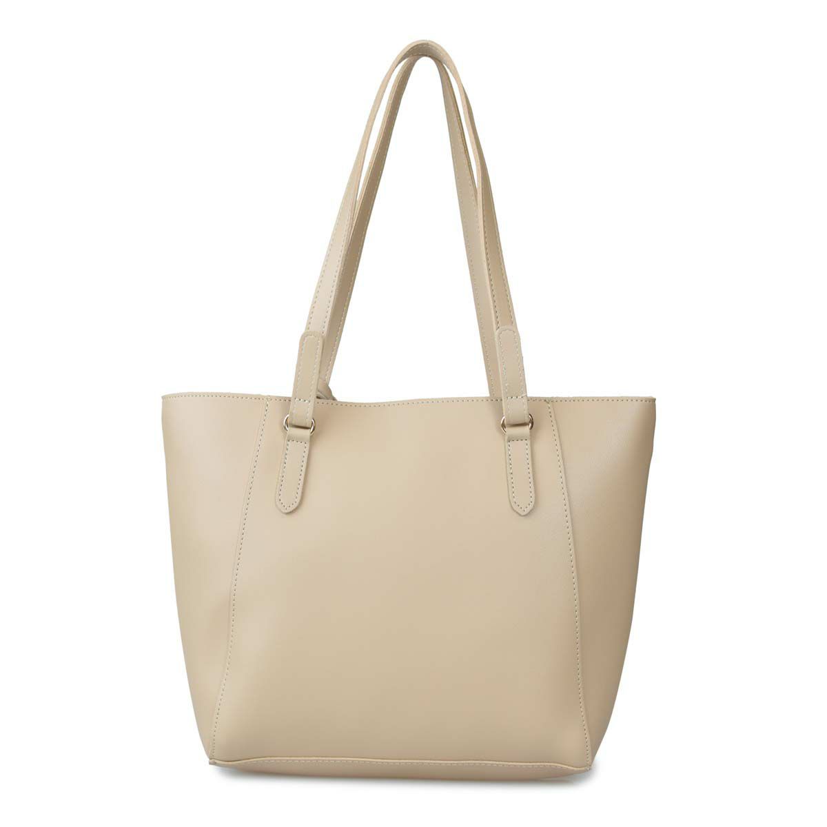 フェイクレザータッセル付きトートバッグ