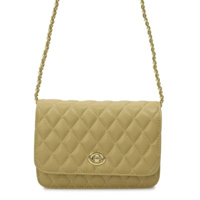 キルティングレザーポシェット