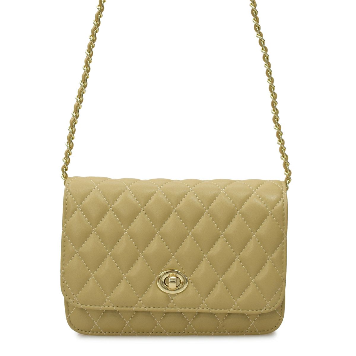 キルティングレザーポシェット