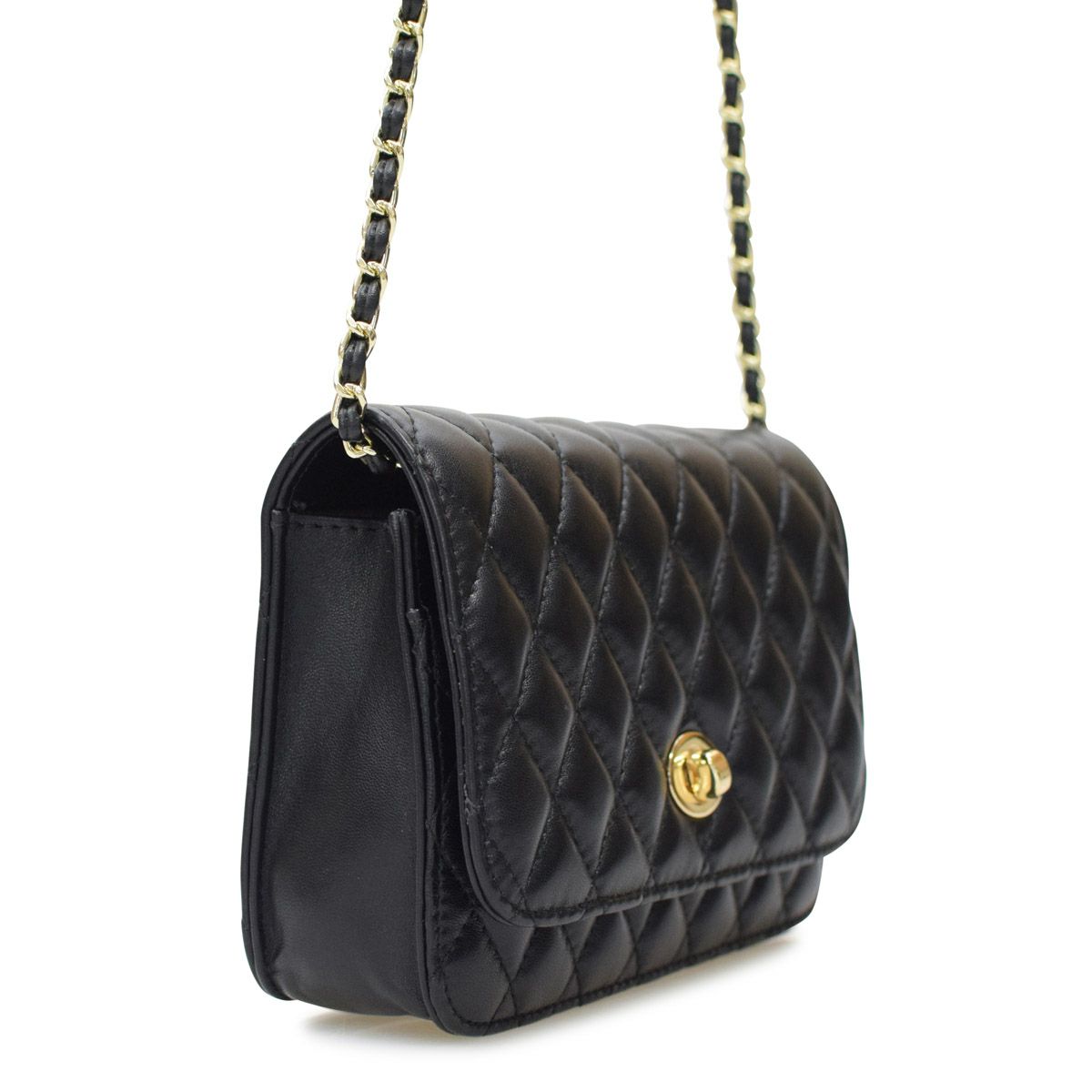 キルティングレザーポシェット