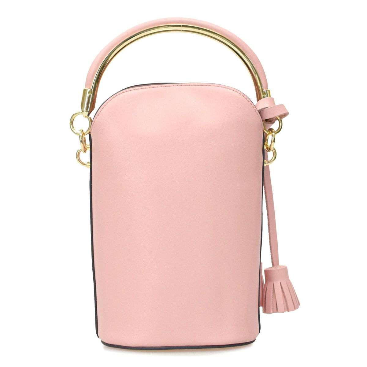 メタルショルダーミニハンドバッグ