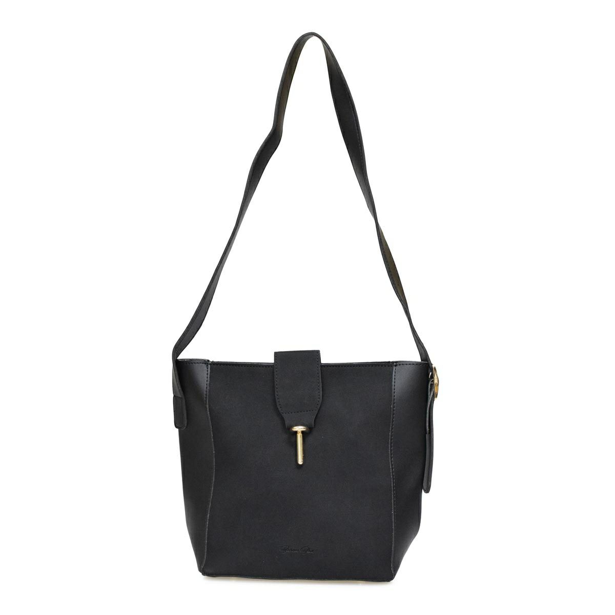 フェイクレザーショルダーバッグ