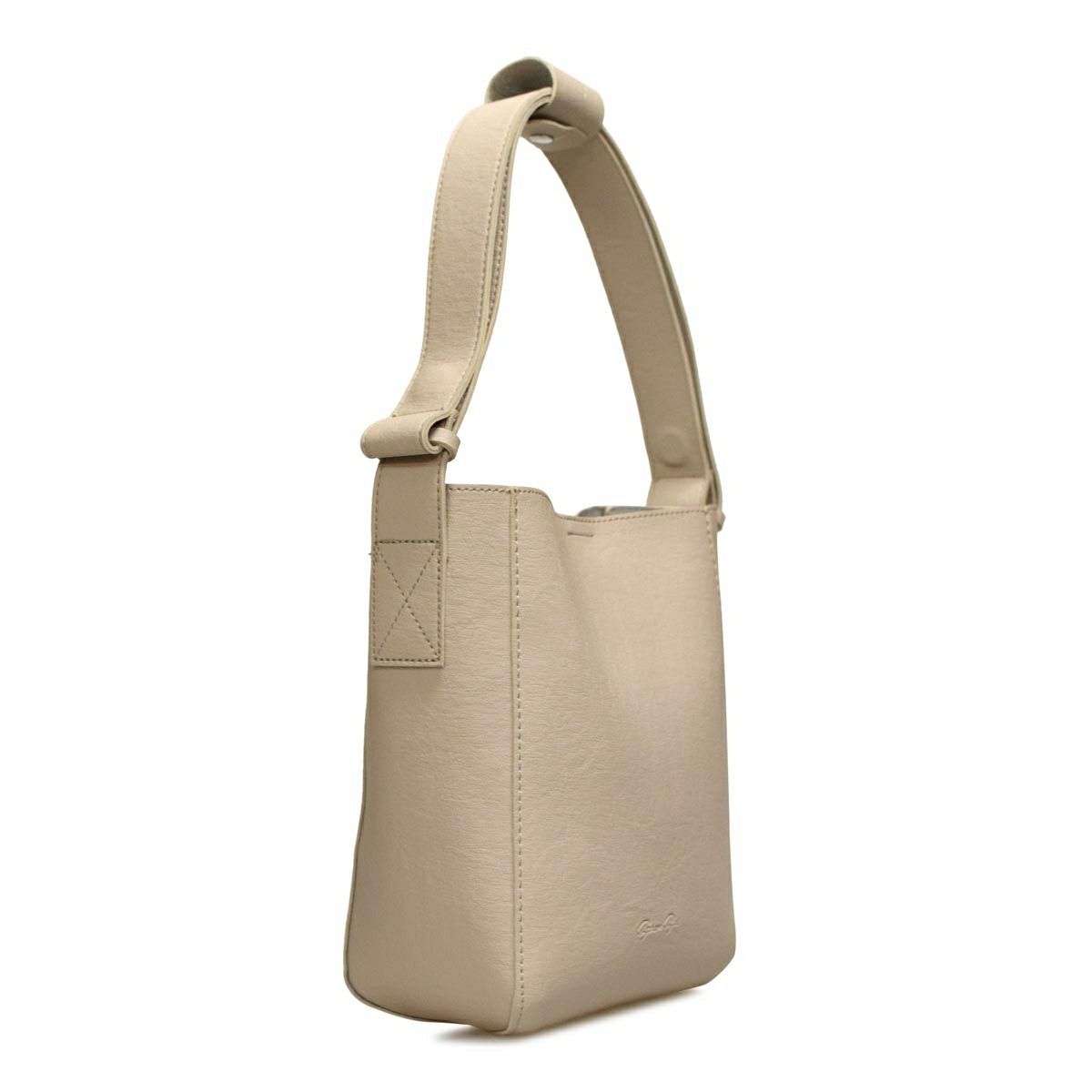 フェイクレザーショルダーバッグ