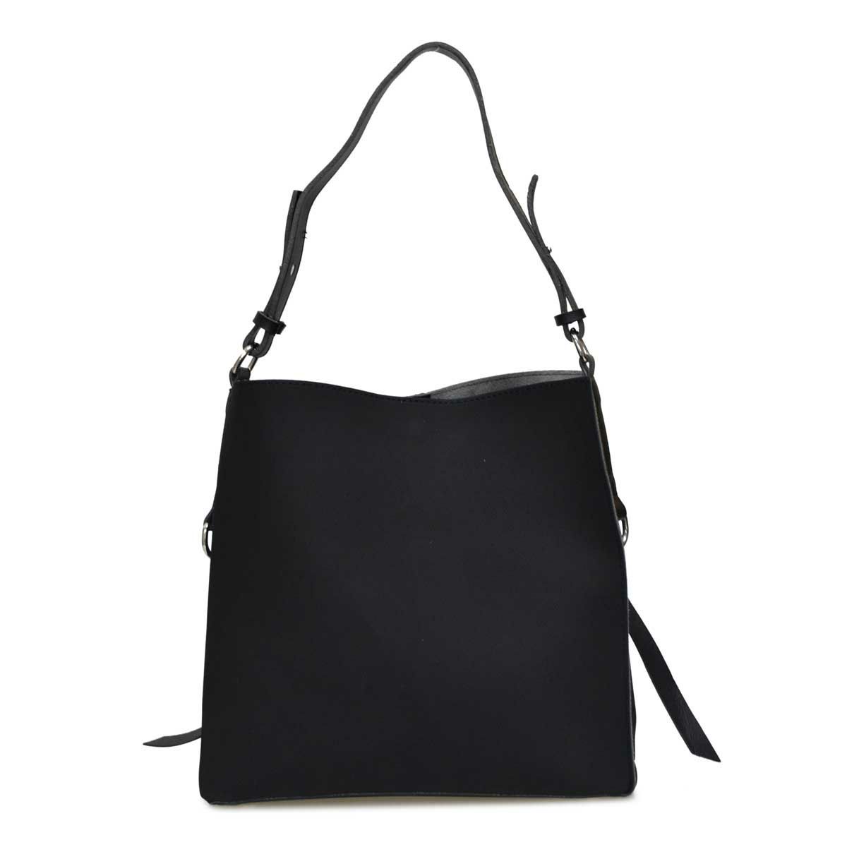 フェイクレザーショルダーバッグ