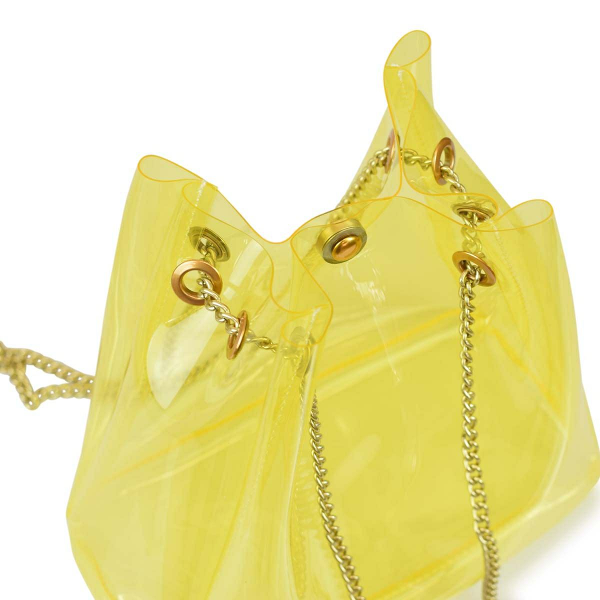 バルコスブルークリアショルダーバッグ