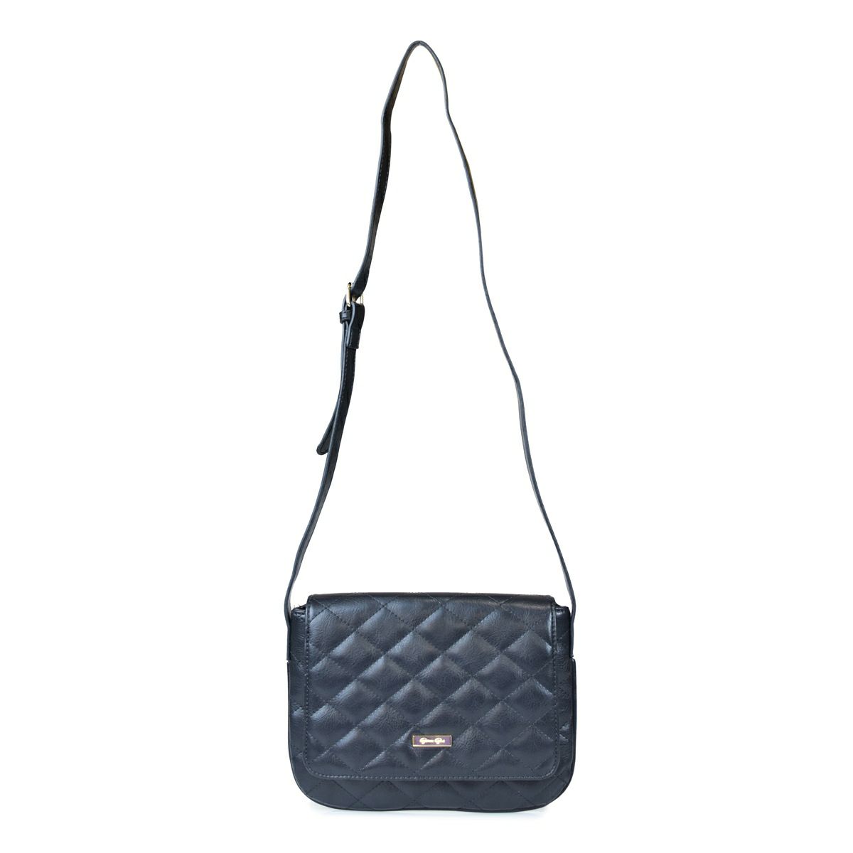 バルコスブルーキルティングポシェット