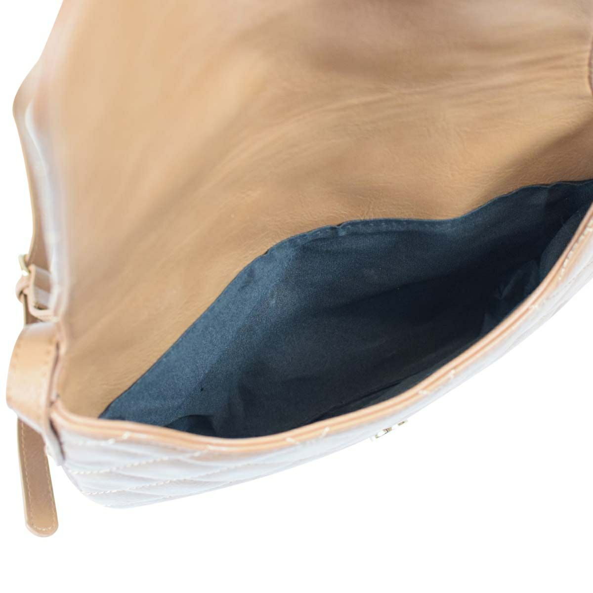 バルコスブルーキルティングポシェット