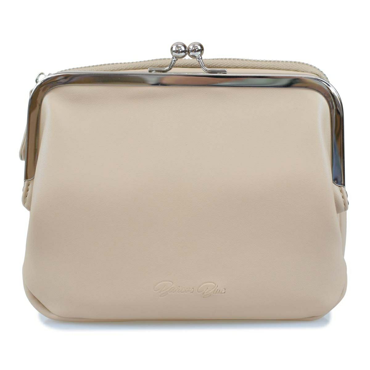 バルコスブルーがま口ポシェット