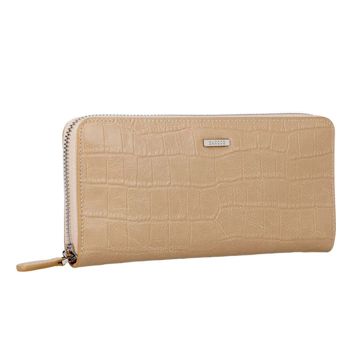 クロコダイル型押しロングウォレット