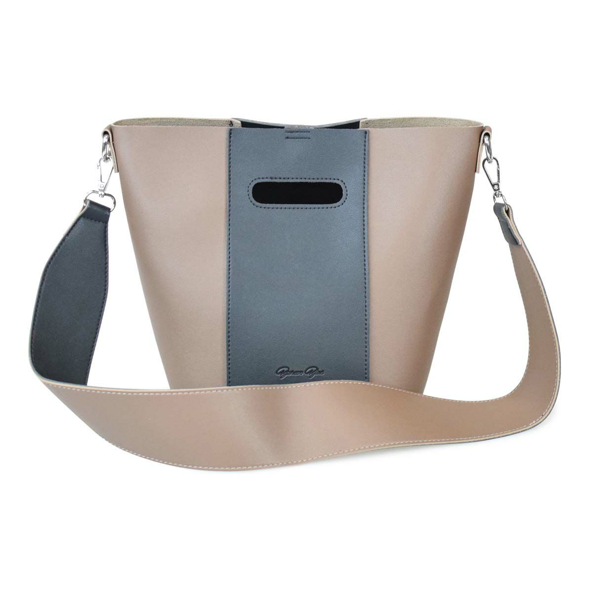 配色バケツバッグ