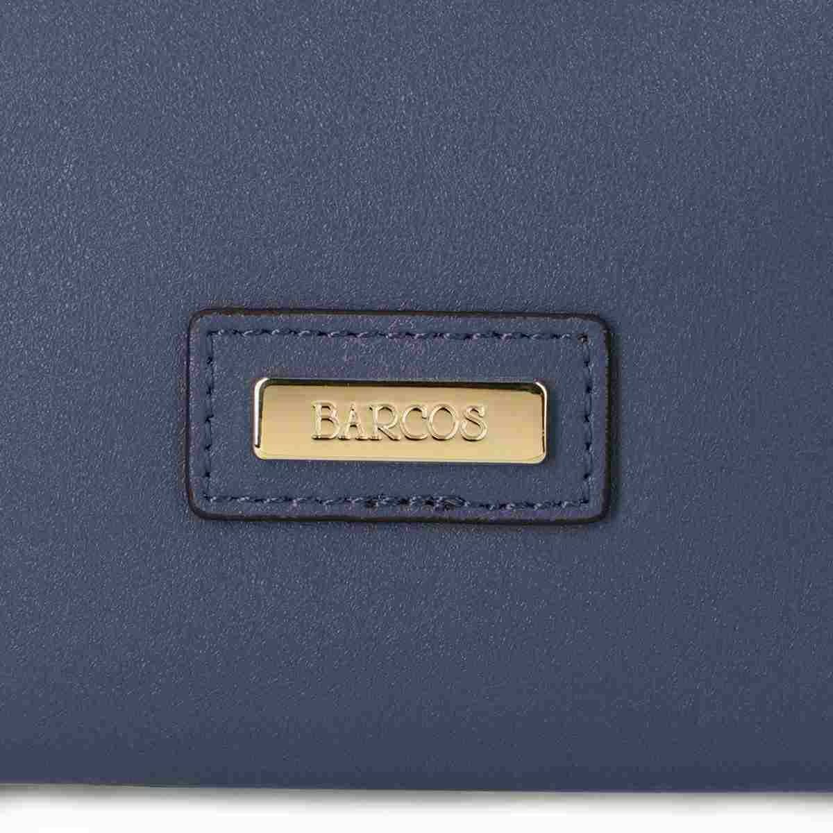 フロントベルト付きレザー2wayハンドバッグ