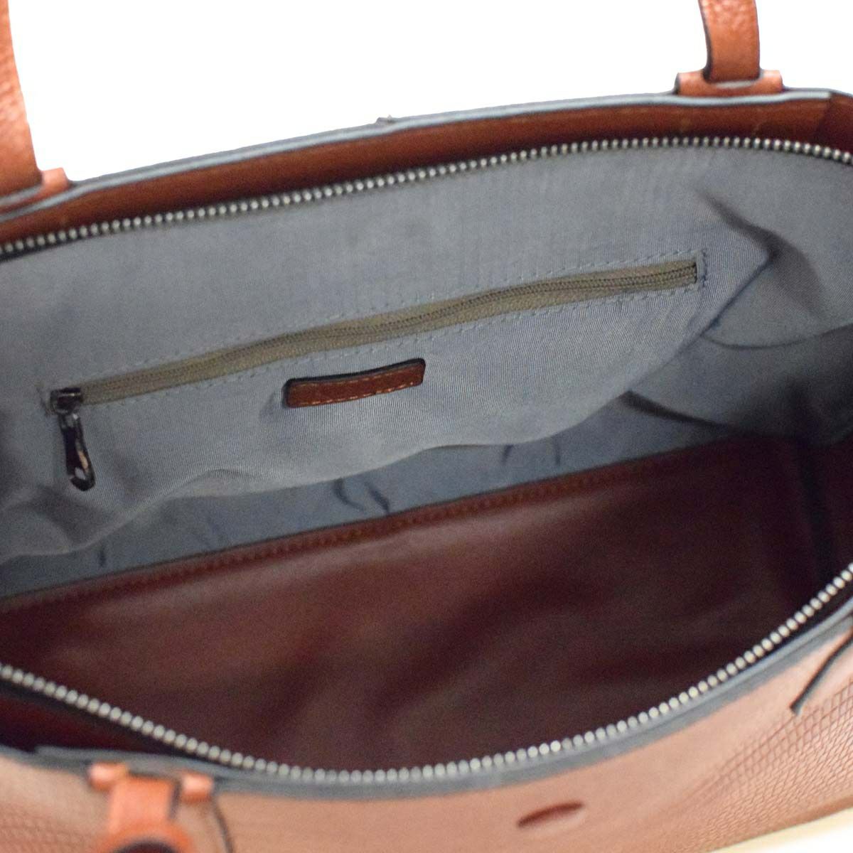 リザード型押しレザートートバッグ