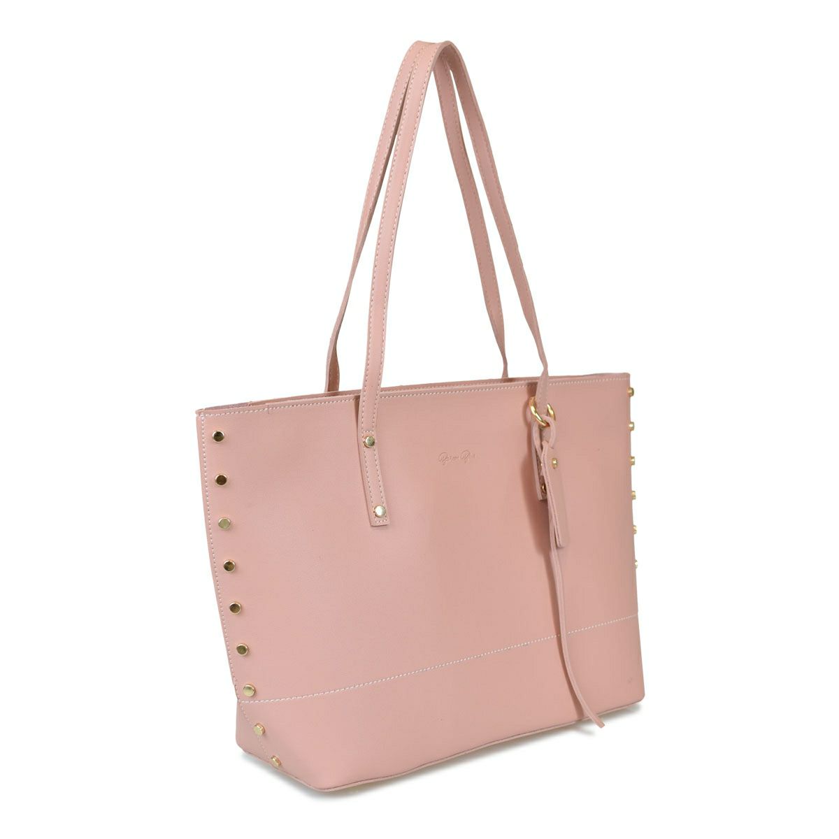 リベット付きトートバッグ