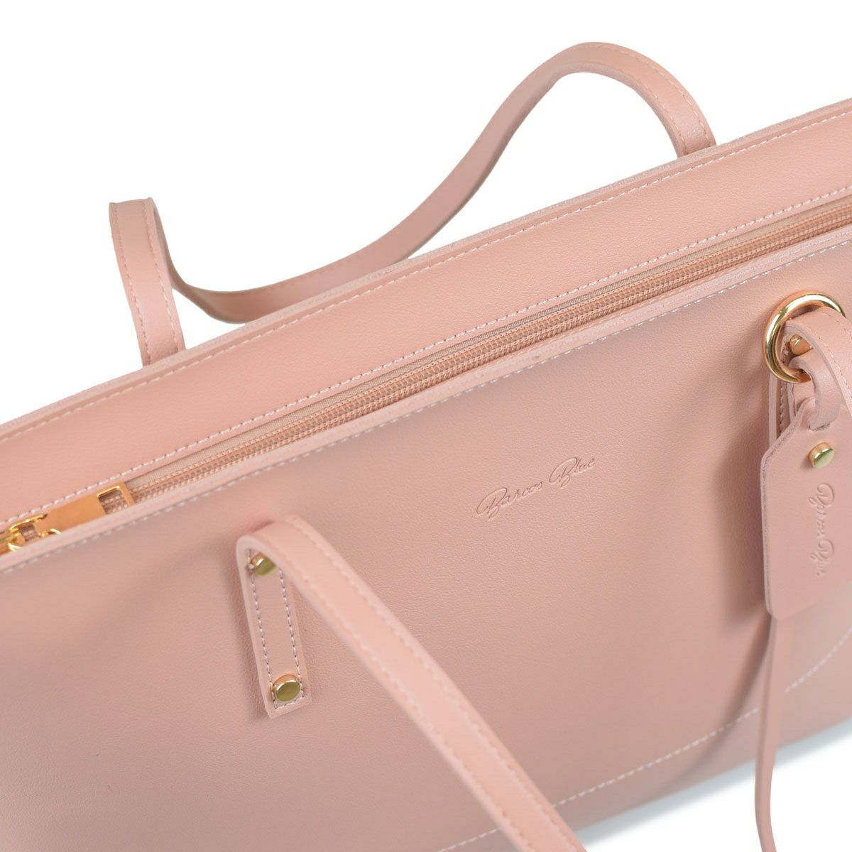 リベット付きトートバッグ