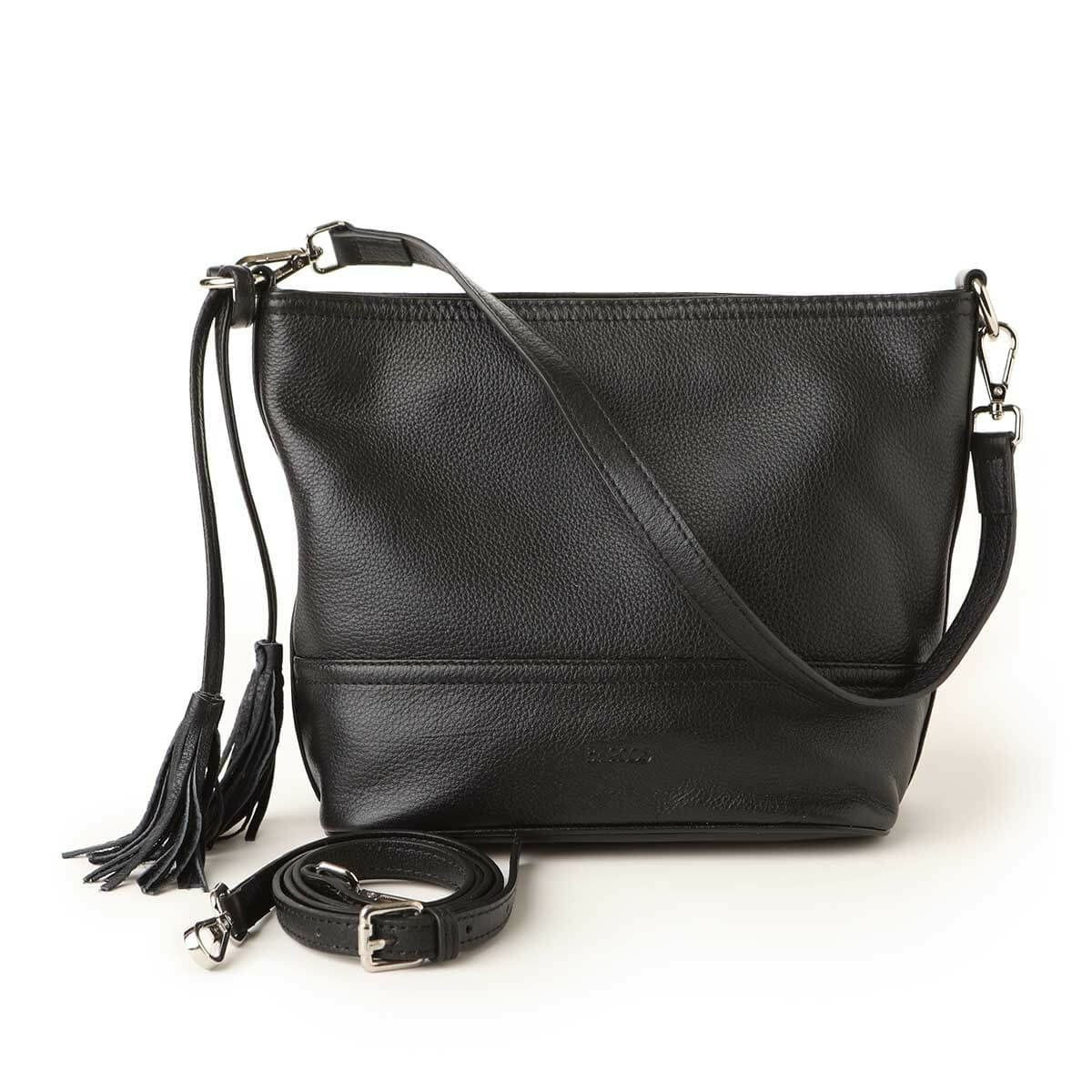 シュリンクレザーチャーム付き2wayハンドバッグ