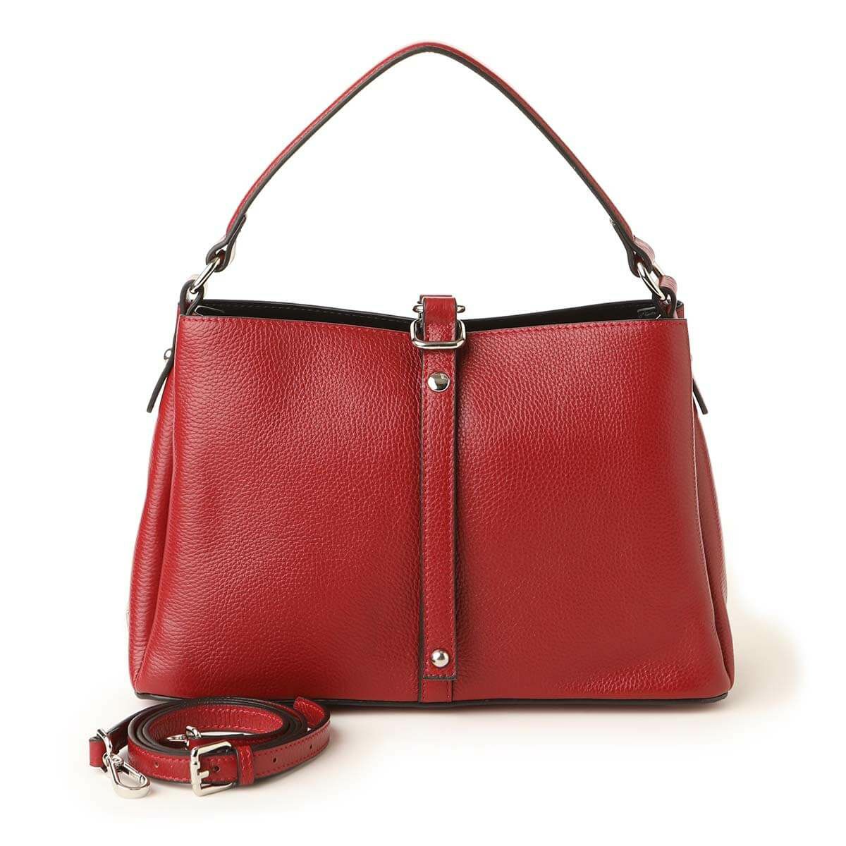 シュリンクレザーワンハンドルバッグ