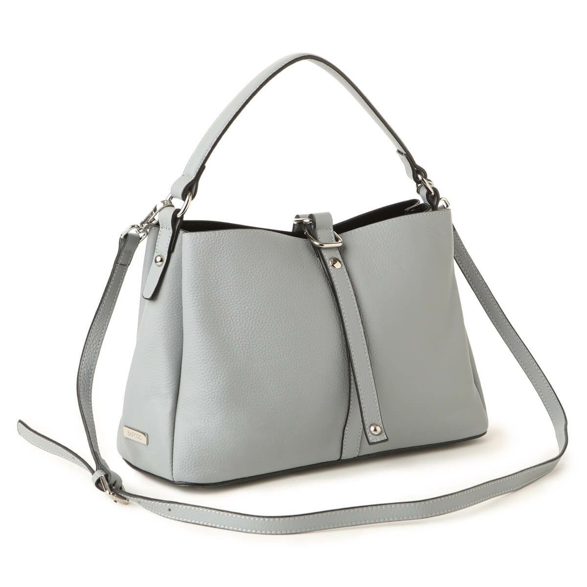 シュリンクレザーワンハンドルバッグ