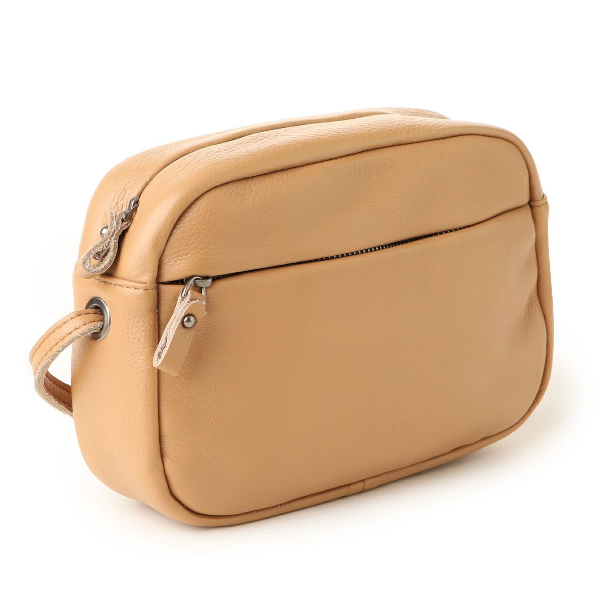 シュリンクレザーショルダーバッグ