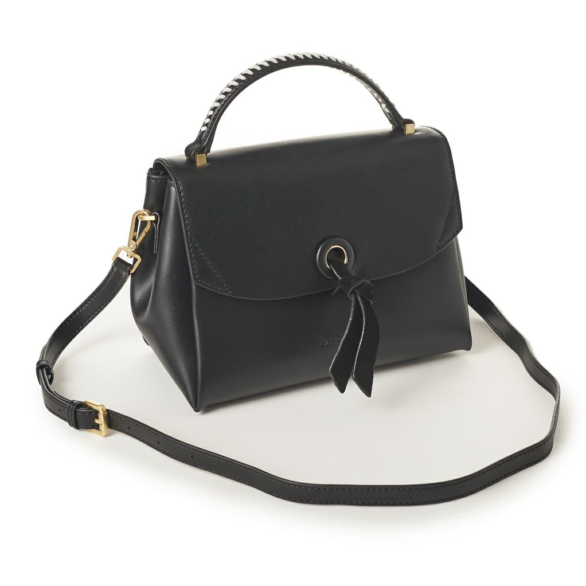 レザー2wayハンドバッグ