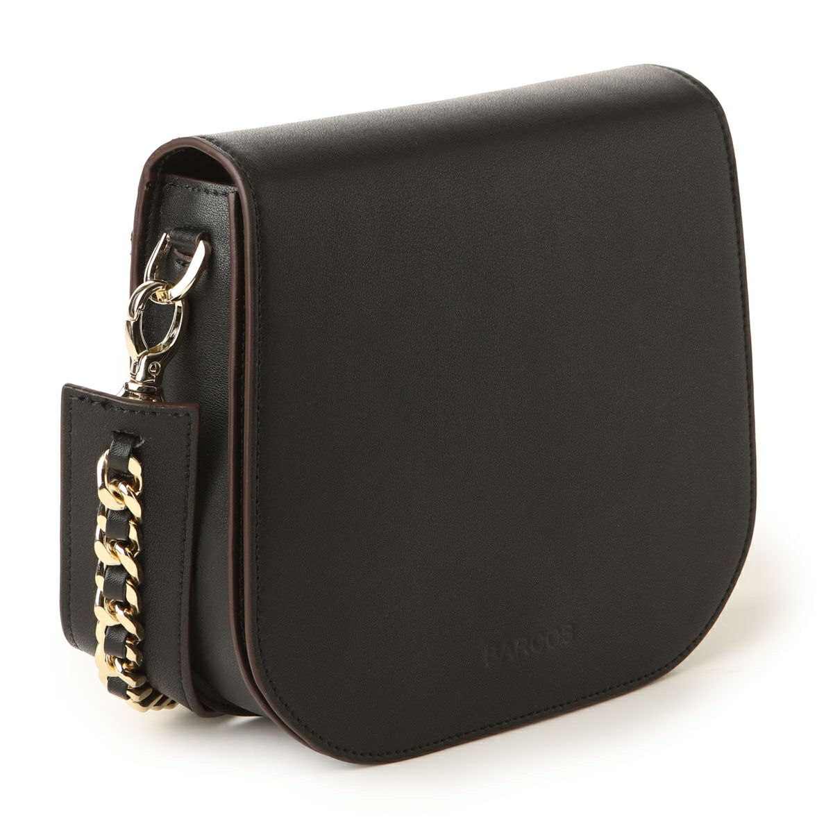 チェーンショルダー付きレザー2wayショルダーバッグ