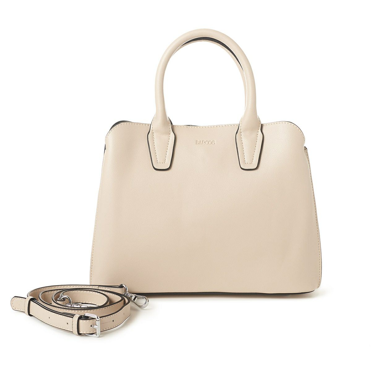 スムースレザー2wayハンドバッグ