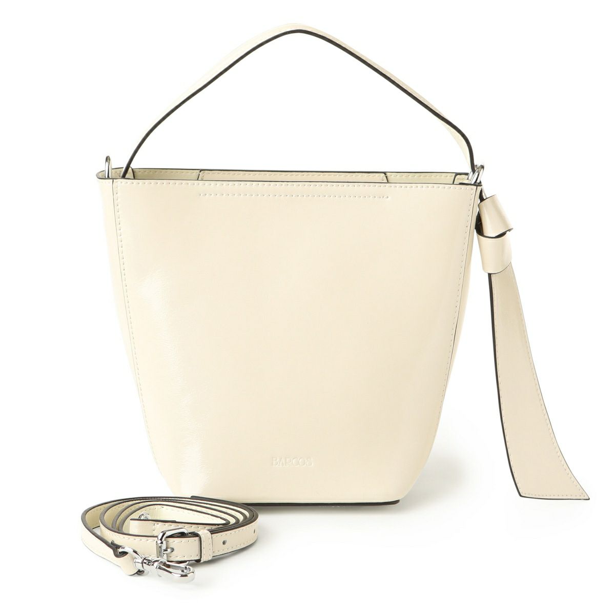 パテントレザーハンドバッグ