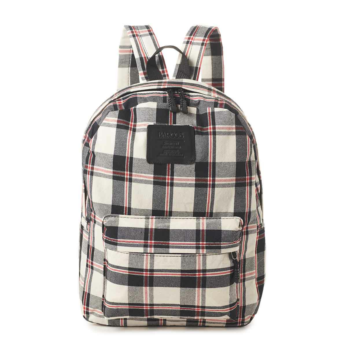 チェック柄リュック