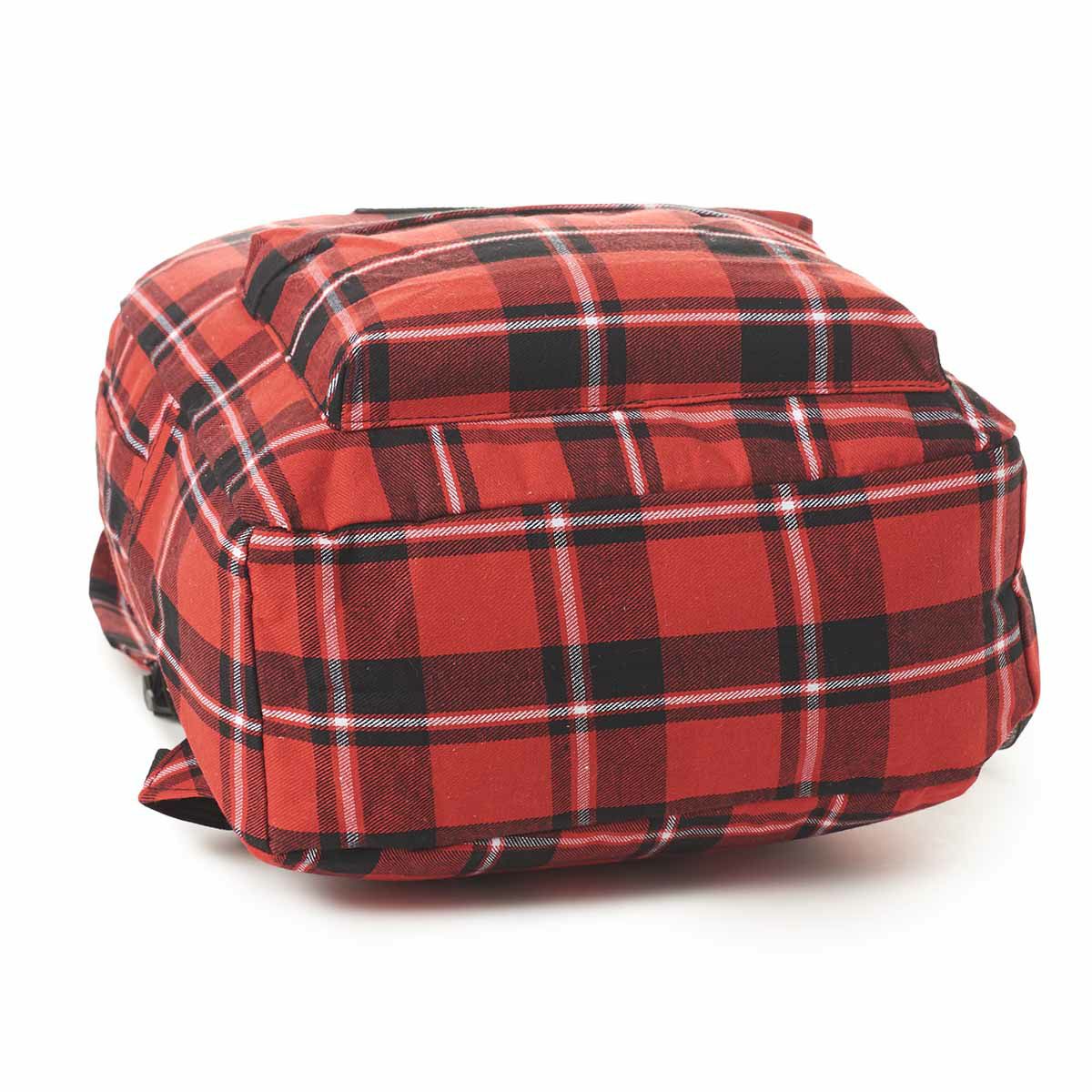 チェック柄リュック