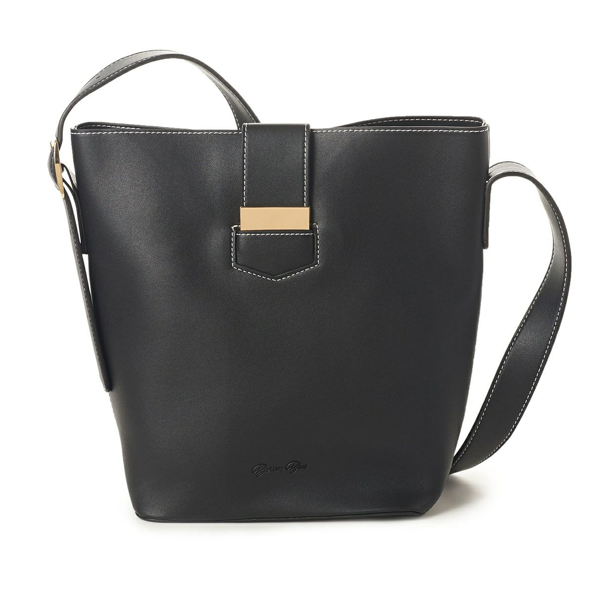 金具デザインショルダーバッグ