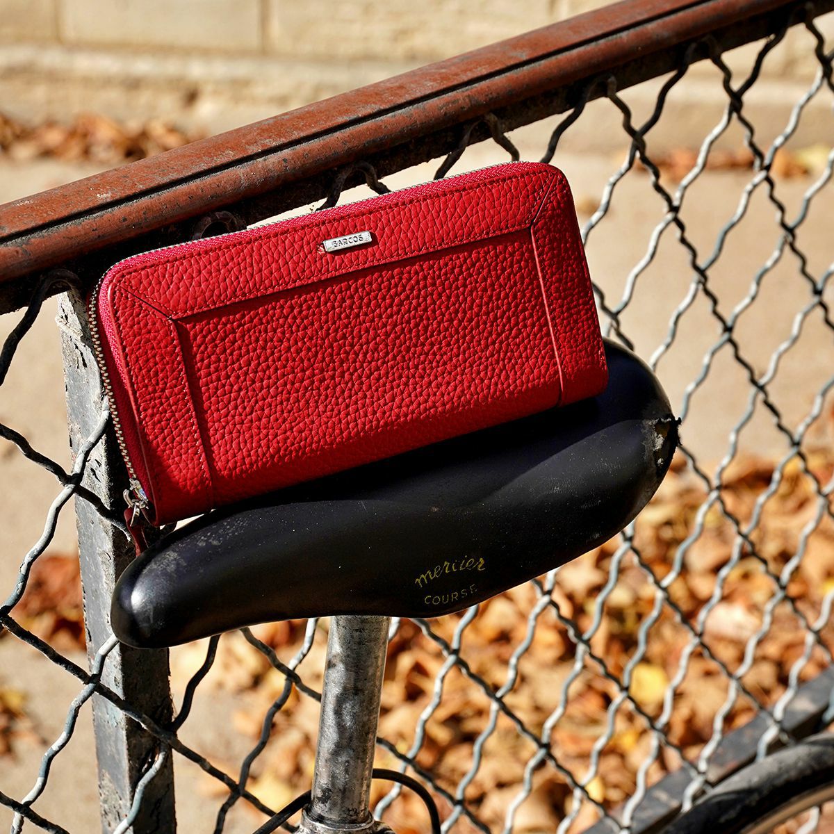 シュリンクレザー切替ロングウォレット ロビン