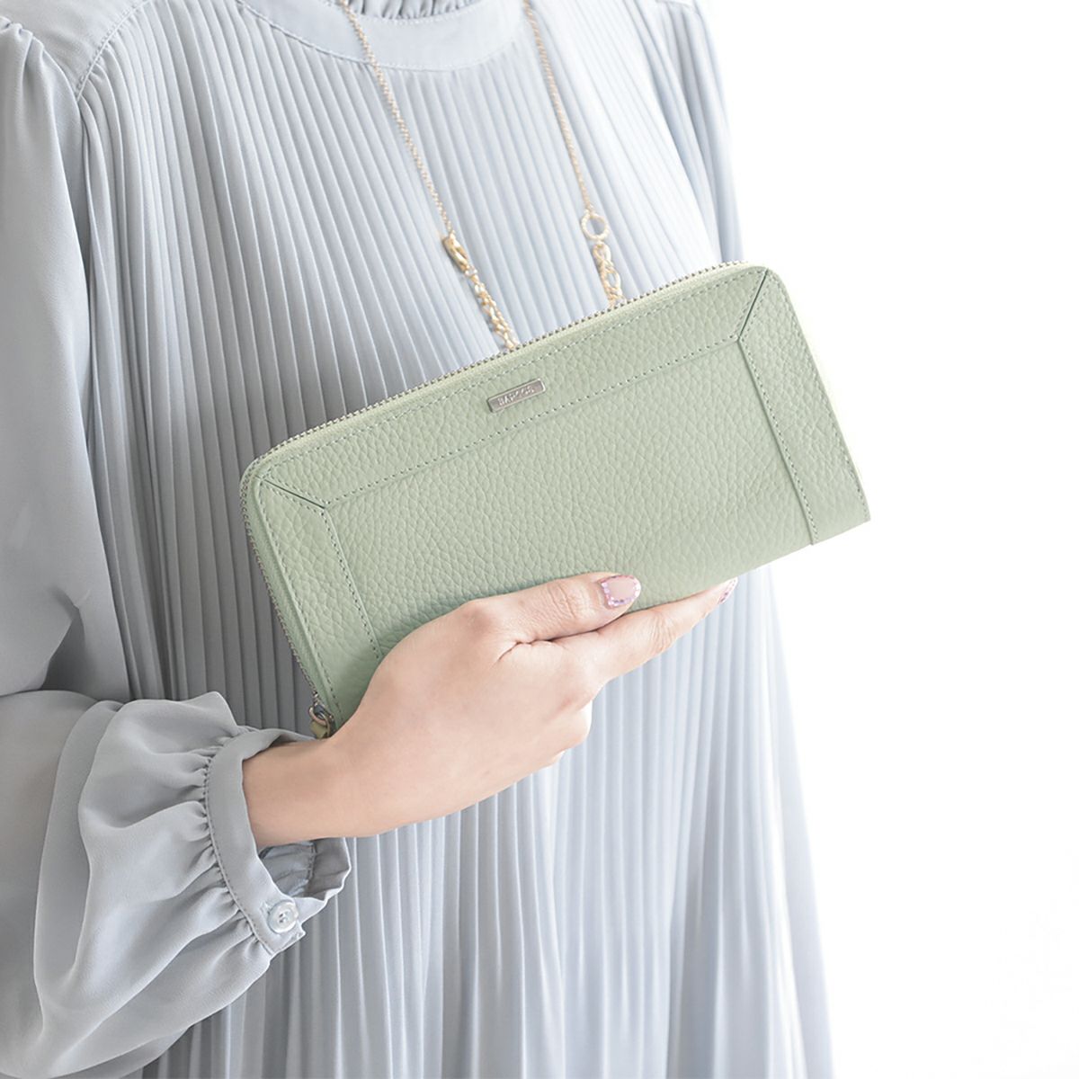 シュリンクレザー切替ロングウォレット ロビン