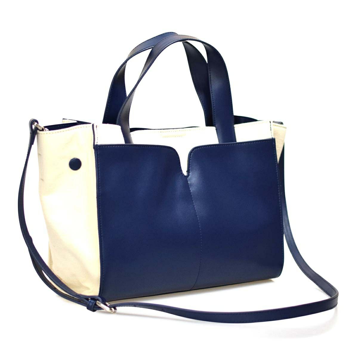 レザーキャンバス2wayバッグ