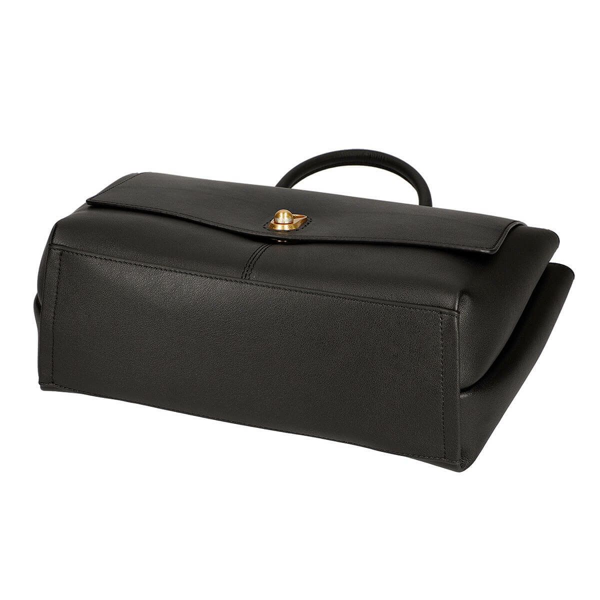 2wayレザー大判ハンドバッグ